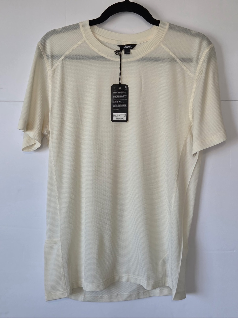 Allbird Natural Run Tee Women’s sz S